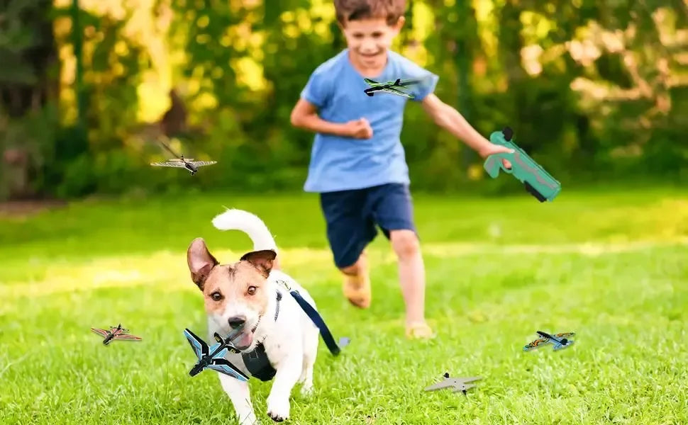 ✈️ Catapult Airplane Toy - Fun Outdoor Game for Kids 🎯