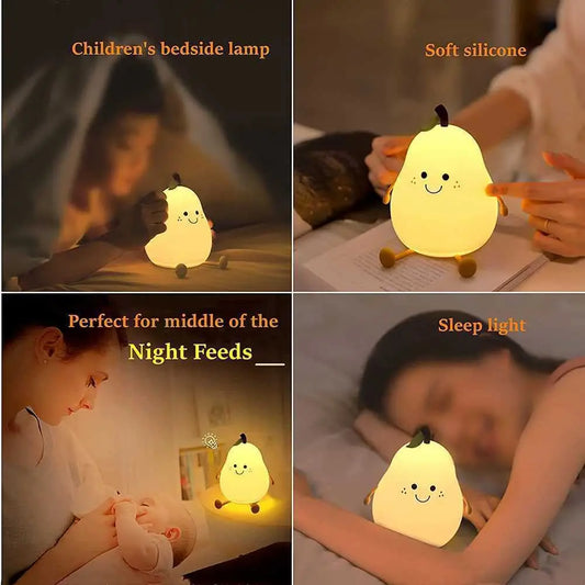 7-Color Cute Pear Lamp