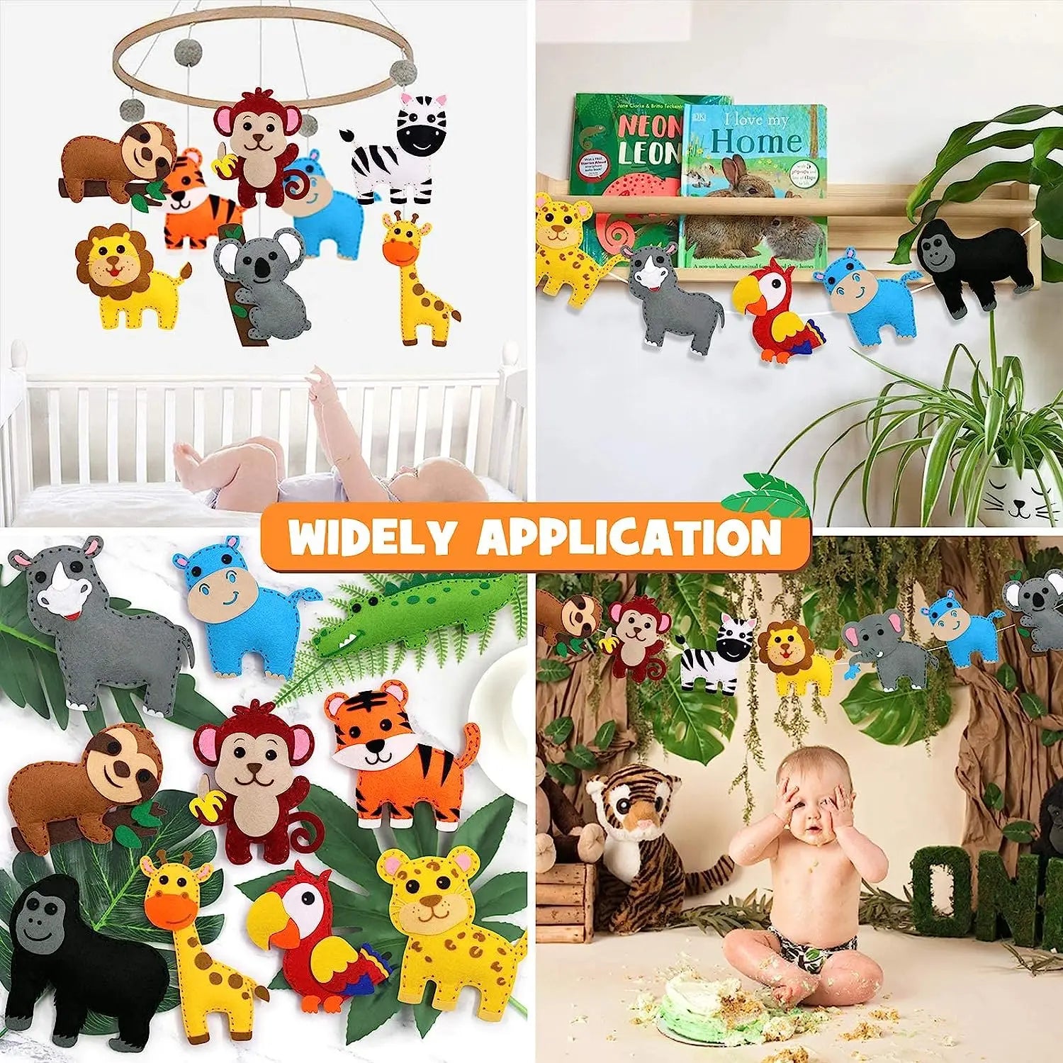 🐘Kids’ Safari Animal Sewing Kit 🦁