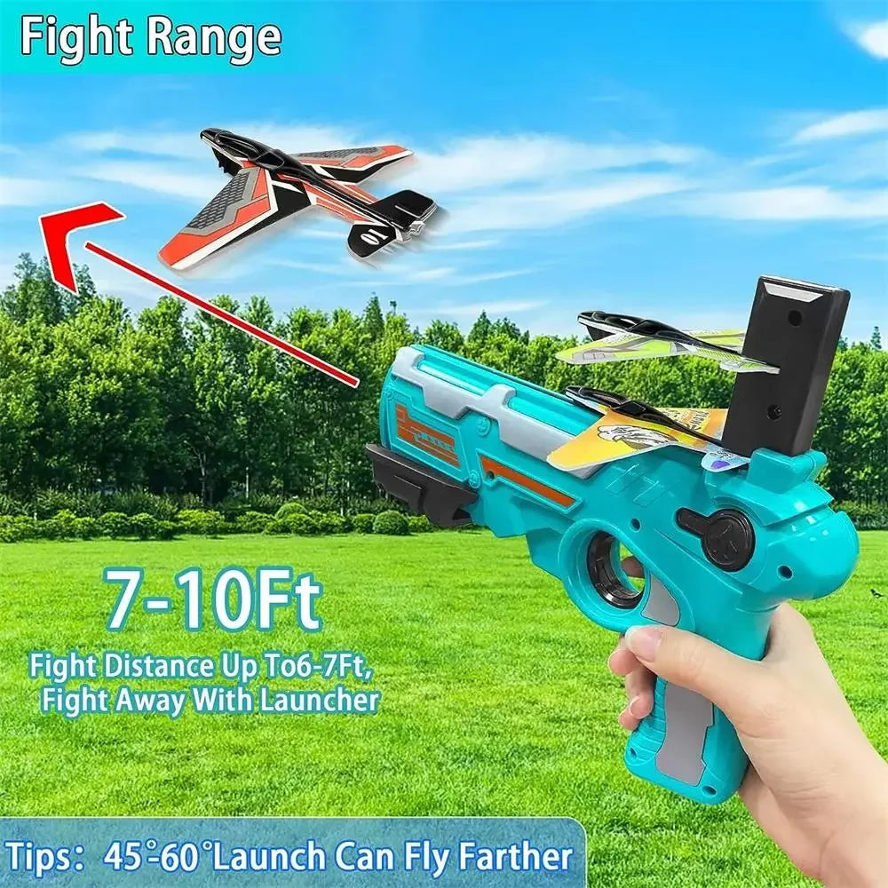 ✈️ Catapult Airplane Toy - Fun Outdoor Game for Kids 🎯