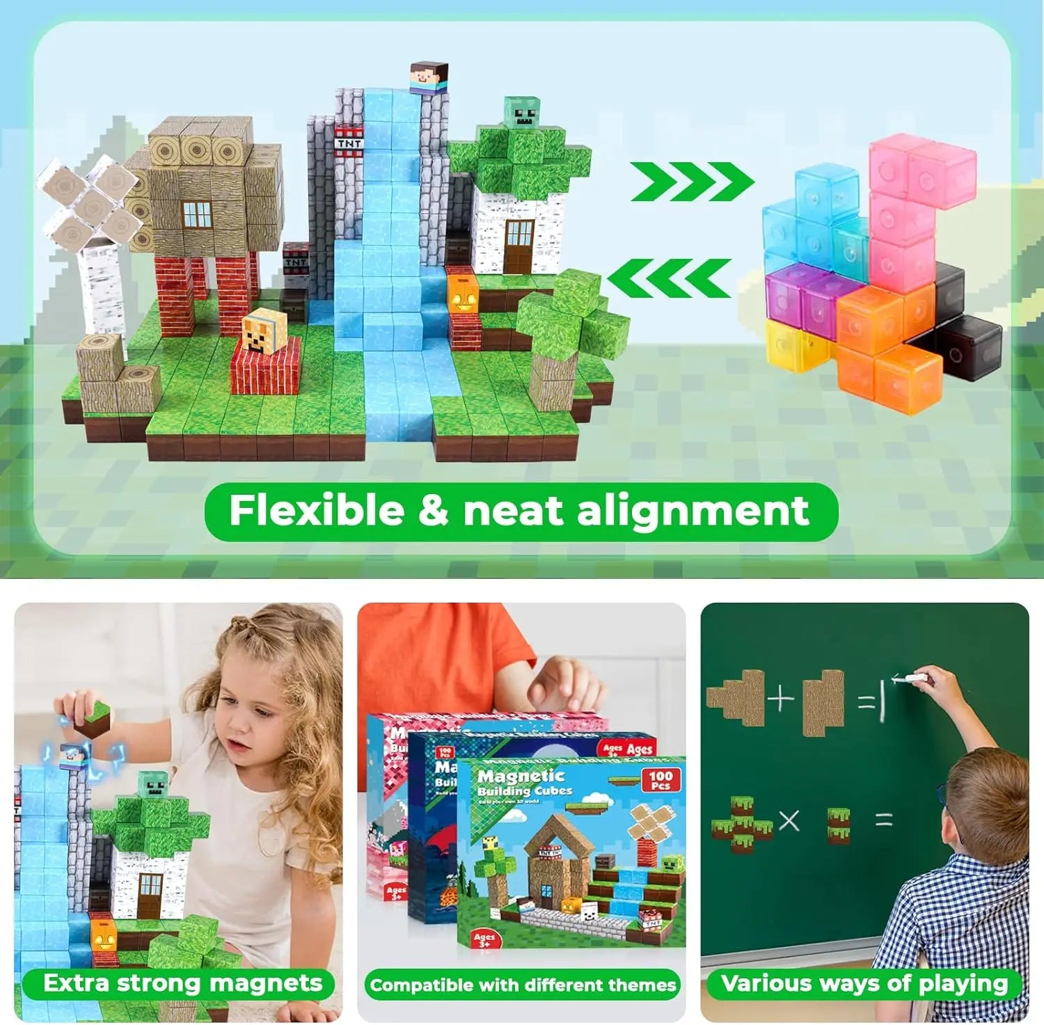 🧲 192PCS Magnetic Building Blocks Set