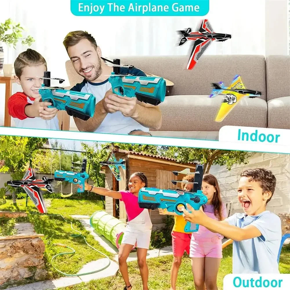 ✈️ Catapult Airplane Toy - Fun Outdoor Game for Kids 🎯