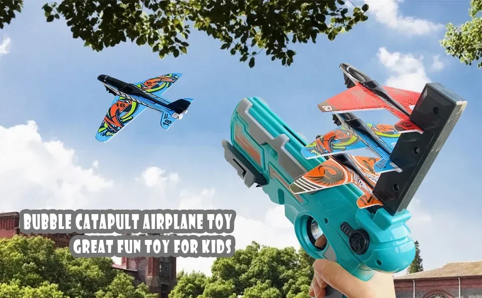 ✈️ Catapult Airplane Toy - Fun Outdoor Game for Kids 🎯