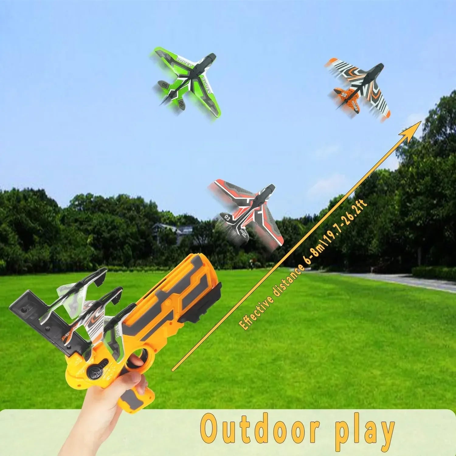 ✈️ Catapult Airplane Toy - Fun Outdoor Game for Kids 🎯