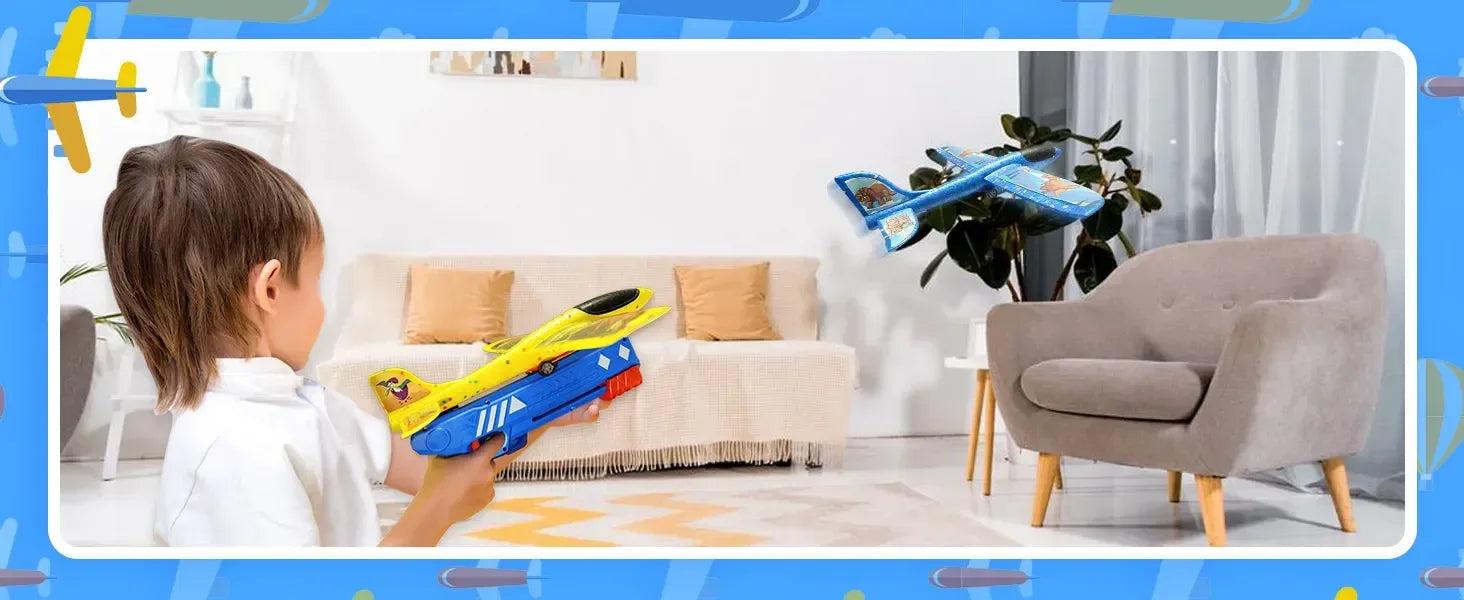 ✈️ Catapult Airplane Toy - Fun Outdoor Game for Kids 🎯