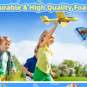 ✈️ Catapult Airplane Toy - Fun Outdoor Game for Kids 🎯